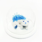 Zoë Williams, "オコジョ (Spiral Okojo)", wool felt, resin, mixed media, 4 x 6 x 5 in, frame 7.5 x 9.5 x 9.5 in, $800