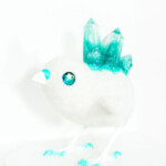 Zoë Williams, "トリ (Leaf Tori)", wool felt, resin, mixed media, 2.5 x 3 x 3 in, frame 10 x 5 x 5.5 in, $300