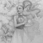 Julia Gabrielov, “Temperance Drawing” graphite on smooth bristol, 14 x 11 inches, $495