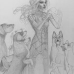 Julia Gabrielov, “Fortitude Drawing”, graphite on smooth bristol, 14 x 11 inches, $495