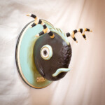Valency Genis, “Priscilla Josette”, 2020, Epoxy clay, wood, wire, glass, acrylic and oil, 12 x 8 x 8 in, $500