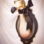 Valency Genis, “Jolene Adeline”, 2020, Epoxy clay, wood, wire, glass, acrylic and oil, 22 x 12 x 15 in, $725