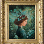 Eeva Nikunen, “Daydreamer”, oil on board, 14 x 11 inches, $1,400 (Framed)