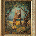 Eeva Nikunen, “Harvest Time”, oil on board, 14 x 11 inches, $1,400 (Framed)