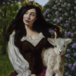 John Lally, “Lilac Dawn”, oil on board, 10 x 8 inches, $790