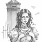Eeva Nikunen, “Return to Sender”, graphite on paper, 9 x 6.5 inches, $250