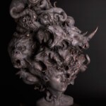 Yuuki Morita, "Thinking Man”, resin, plaster, 27.6 x 13.8 x 13.8 inches, $14,500