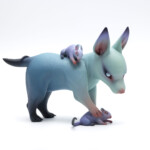 Erika Sanada, “Come Play With Us”, 2020, ceramic, cold finish, 9 x 12 x 4 in, $2,700