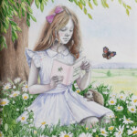 Jessica Mulholland, “A Quite Spot (Summer)”, watercolour and pencil on Arches Aquarelle HP paper, 8 x 6 inches, $450
