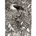 Adam Oehlers, “Brambles”, Pen and Pencil of 250gsm paper, 7.3 x 5.12 inches, $800