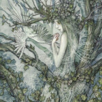 Adam Oehlers, “Arachne”, Watercolour, Pen and Pencil on 250gsm paper, 12.6 x 8.6 inches, $1,000