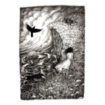 Adam Oehlers, “Prologue”, Pen and Pencil of 250gsm paper, 4.53 x 3.15 inches, $200
