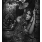 Jeff Echevarria, “Rapunzel”, Epson Somerset Velvet Stock, Graphite & Charcoal Powder, Panpastels, Acetone & Gouache, 24 x 18 inches, $2,000