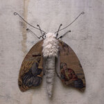 Larysa Bernhardt, “Grand Bazaar, Istanbul III”, vintage tapestry, Belgian linen, cotton velvet, 12 x 13 inches, $368