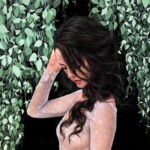 Amy Minchew, “The Calm”, oil on paper, mounted to wood, 12 x 10 in, $900